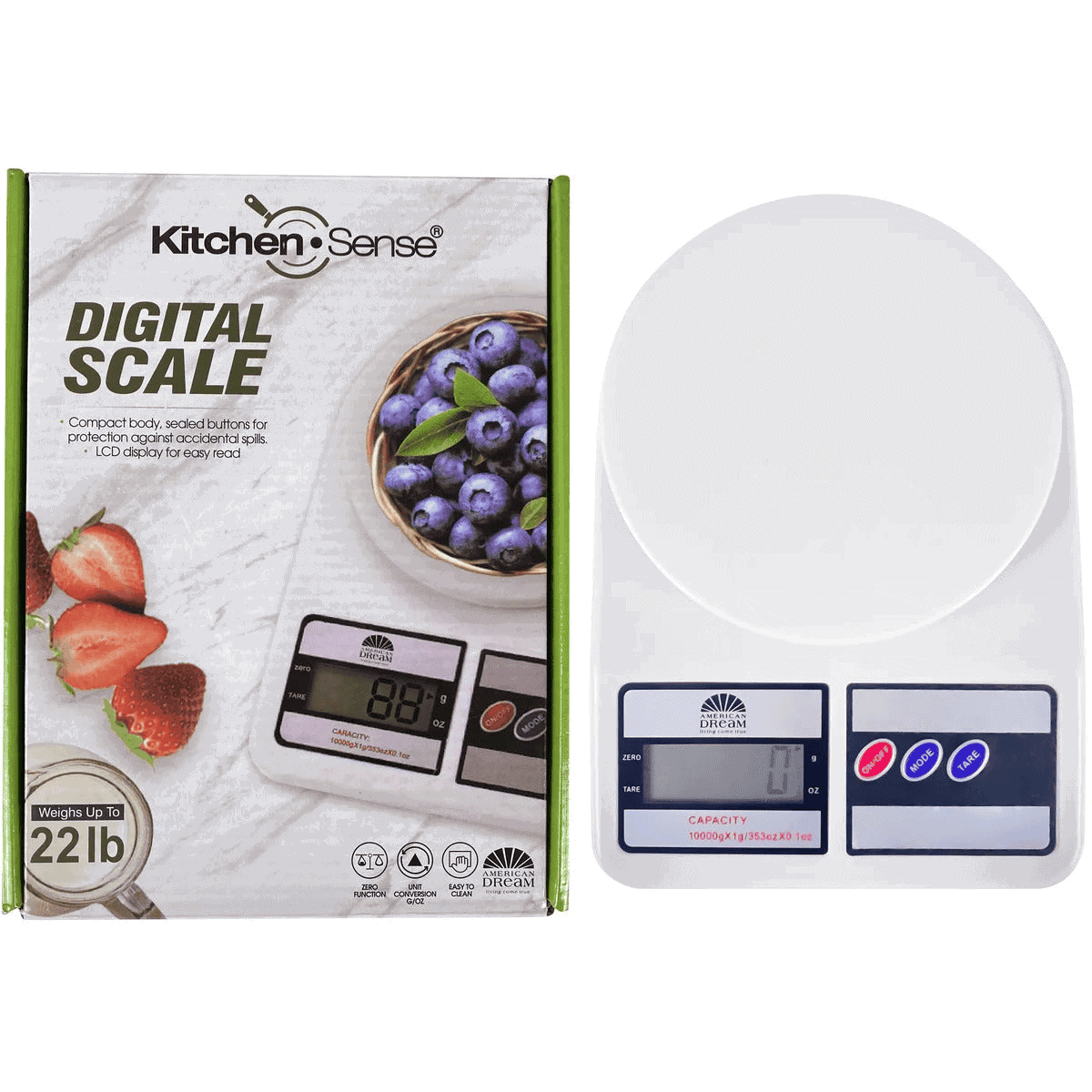 Kitchen sense digital scale