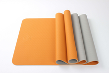 Load image into Gallery viewer, 2-Tone TPE Premium Yoga Mat
