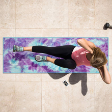 Load image into Gallery viewer, Yoga Mat Towel with Slip-Resistant Grip Dots
