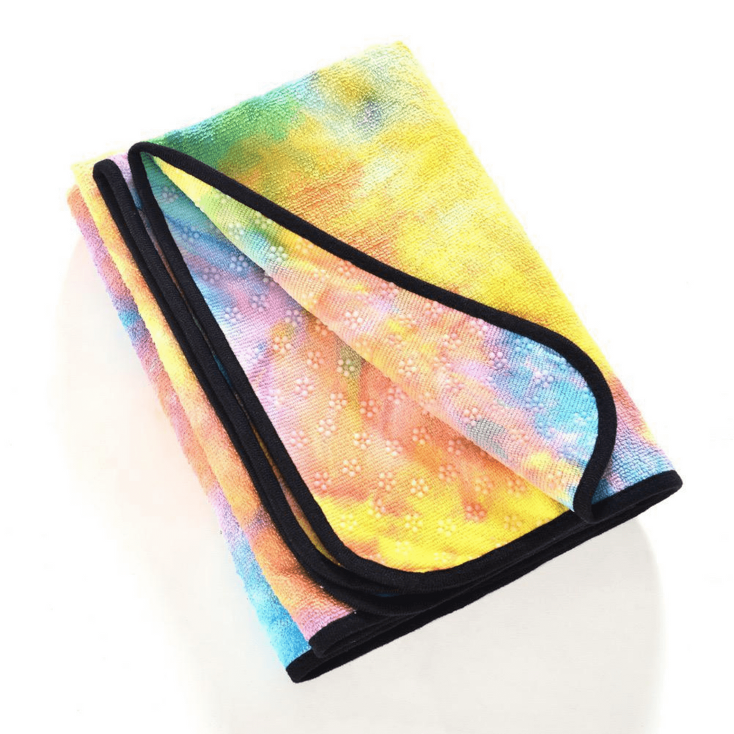 Yoga Mat Towel with Slip-Resistant Grip Dots