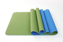 Load image into Gallery viewer, 2-Tone TPE Premium Yoga Mat
