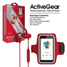 Load image into Gallery viewer, ActiveGear Wireless Earphones + Sports Armband
