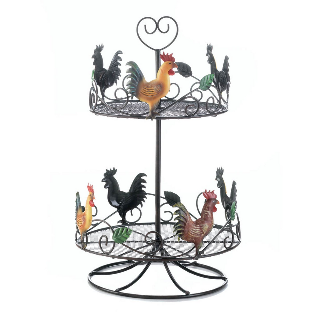 Rooster Countertop Kitchen Rack