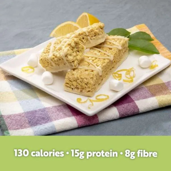 Fluffy Lemon Protein Bars