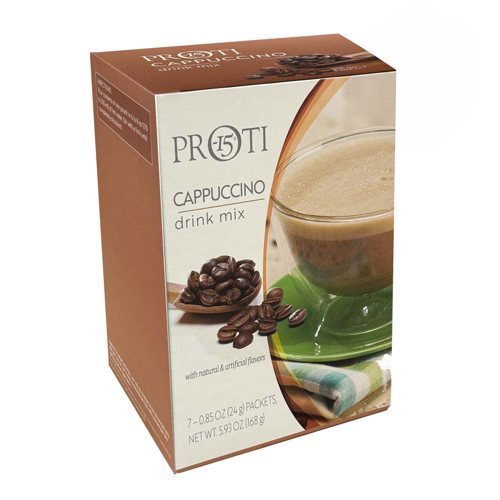 Proti-15 Cappuccino Decaf Drink Mix
